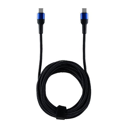 アンサー PS5用 USB Type-C ストロングケーブル 3m ブラック/ブルー 取り寄せ商品
