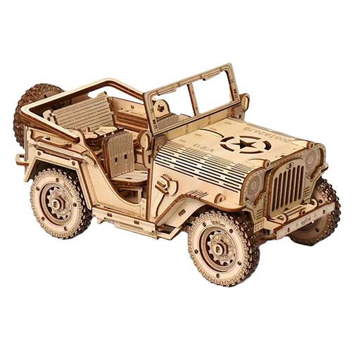 キヨラカ 組み立て式 オフロードジープ 工具・接着剤不要 脳の老化防止 集中力強化 根気強さの強化 ...