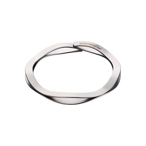 WAVECLIPS マネークリップ 波形状の特殊なバネでヘタれない スモール(リングサイズ50mm)...