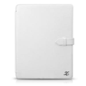 ZENUS Zenus 新しいiPad Prestige Classic Business Portfolio ホワイト 目安在庫=