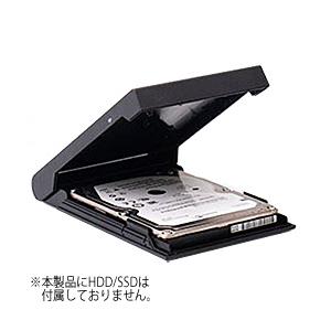 HDD SSDケース/2.5インチ/USB3.2 Gen2 Type-C/ブラック メーカー在庫品