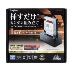 ロジテック（エレコム） LGB-1BSTU3 HDD・SSDスタンド/1Bay/USB3.0対応 メーカー在庫品｜nanos