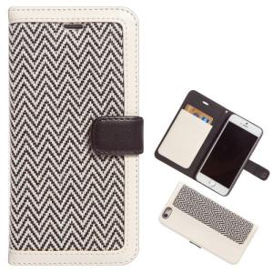 ZENUS iPhone6 Herringbone Diary アイボリー 目安在庫=