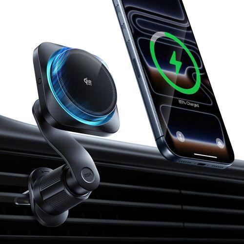 Qi2 25W認証 マグネット式ワイヤレス充電対応車載ホルダー OmniLock 取り寄せ商品