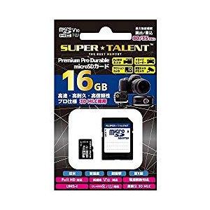 ＳｕｐｅｒＴａｌｅｎｔ Premium Pro Durable microSDカード 16GB ST16MSU1PD 取り寄せ商品｜nanos