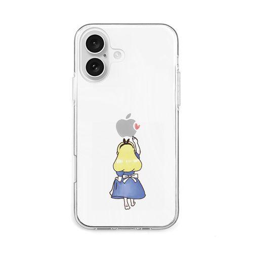 ソフトクリアケース for iPhone 16 アリス 仕入先在庫品