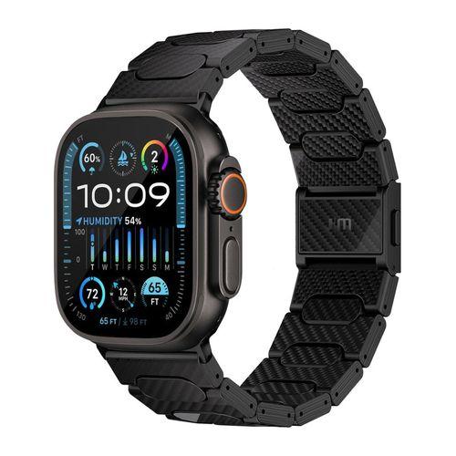 Watch Band 1K カーボンファイバー for Apple Watch 49/46/45/4...