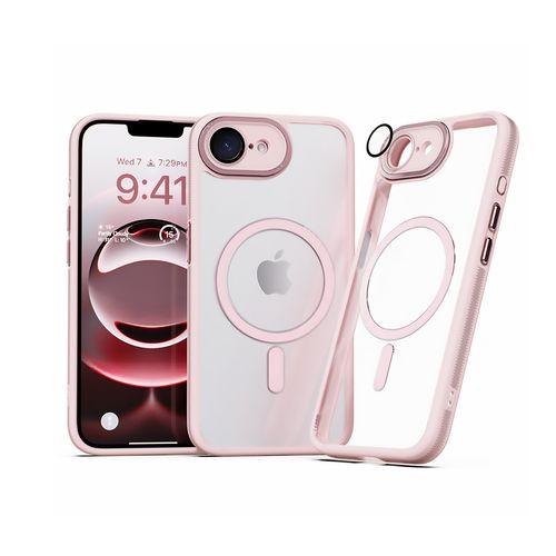 レンズガード一体型MagSafe対応クリアケース for iPhone 16e ピンク 仕入先在庫品