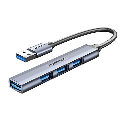 VENTION USB3.0 to USB3.0/USB2.0*3 ミニハブ 0.15M メタルタイ...