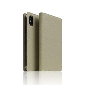 SLG Design iPhone XS / X Full Grain Leather Case Caramel Cream 目安在庫=