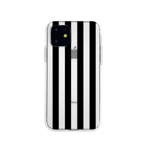 DPARKS Dparks iPhone 11 ソフトクリアケース ストライプ 取り寄せ商品