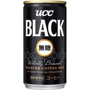 UCC ブラック無糖 缶 ( 185g*30本入 )/ ブラック アイスコーヒー