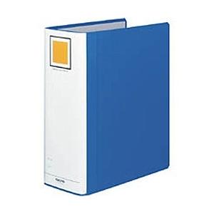 フ-RT6100B チューブファイル<エコツインR> A4縦 100mmとじ 2穴青 目安在庫=○