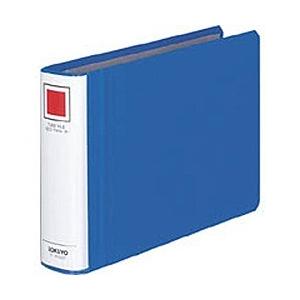 フ-RT637B チューブファイル<エコツインR> A5横 30mmとじ 2穴 青 目安在庫=△
