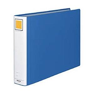 フ-RT663B チューブファイル<エコツインR> A3横 60mmとじ 2穴 青 目安在庫=○