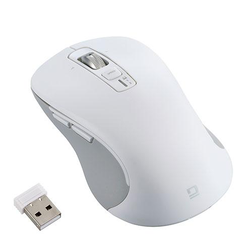 Digio 感動ホイールマウス Bluetooth・USB無線デュアル静音ボタンBlueLEDマウス...