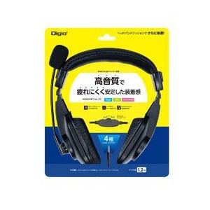 Digio2 4極ヘッドセットヘッドバンドクッションソフトイヤークッショ 取り寄せ商品