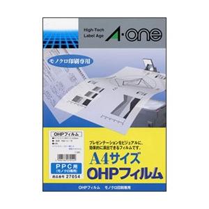 エーワン 27054 OHPフィルム用) 両面用 1面*20シート 目安在庫=○