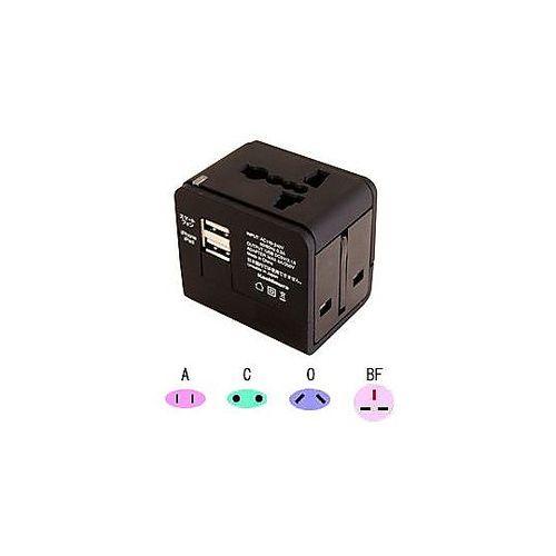 海外用変換プラグA／C／O／BFタイプ 2USB2.1A WP-87M 取り寄せ商品