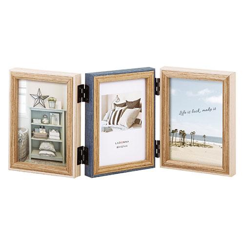 インテリアフレーム 33×14.7×2cm L判3枚収納可 卓上用 取り寄せ商品