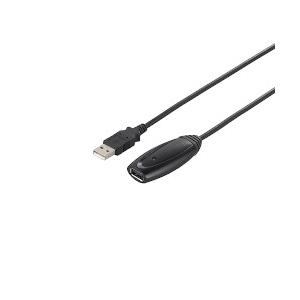 バッファロー BSUAAR250BK USB2.0リピーターケーブル(A to A)5m ブラック ...