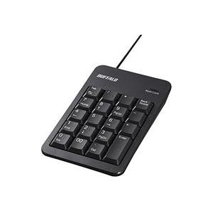 BSTKH100BK 有線テンキーボード TabキーUSBハブ付き ブラック 取り寄せ商品