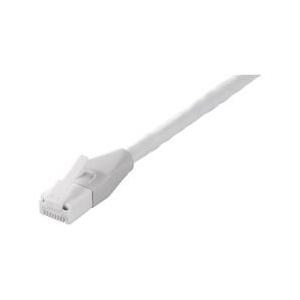 Cat6A ツメの折れないLANケーブル 標準 ストレート 1m ホワイト 取り寄せ商品