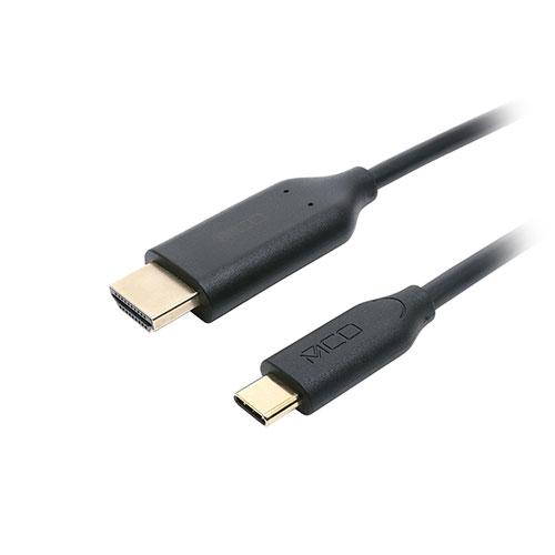 Type-C to HDMIケーブル 1m ブラック 取り寄せ商品