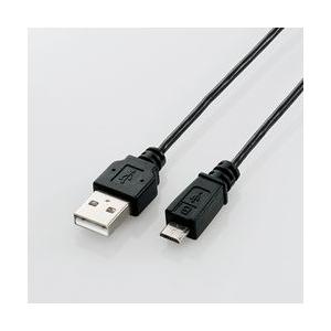 エレコム 極細Micro-USB(A-MicroB)ケーブル ブラック 2.0m U2C-AMBX2...