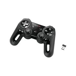 エレコム 無線ゲームパッド 13ボタン Xinput 振動 連射 高耐久 ブラック メーカー在庫品