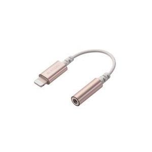 Lightning-4極イヤホン端子 変換ケーブル デザイン高耐久 ゴールド メーカー在庫品