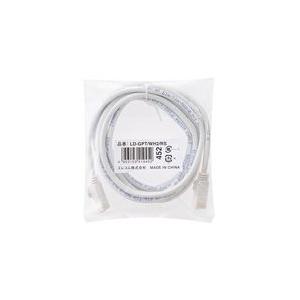 RoHS CAT6 爪折れ防止 LANケーブル 2m 簡易パッケージ(ホワイト) 目安在庫=○