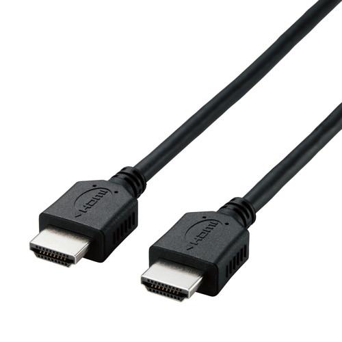 RoHS指令準拠HDMIケーブル イーサネット対応 1.0m ブラック 目安在庫=△