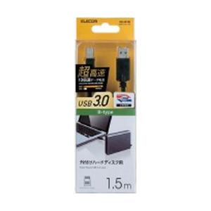 USB3.0ケーブル(A-B) 1.5m ブラック USB3-AB15BK メーカー在庫品