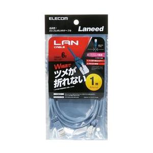 ツメ折れ防止スリムLANケーブル(Cat6) 1...の商品画像