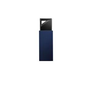 USB 3.0/2.0対応 ノック式USBメモリー 16GB ブルー U3-PSH16G/B 取り寄...