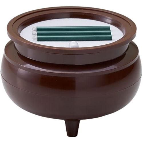 スマイルキッズ 自動消灯横置き安心のお線香(中) ブラウン 取り寄せ商品