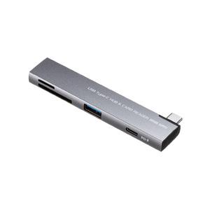 USB 5Gbps 2ポート スリムハブ(カードリーダー付き) メーカー在庫品