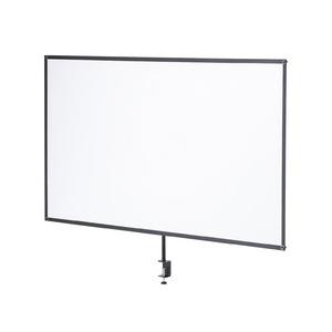 プロジェクタースクリーン(80型・クランプ式・コンパクト収納) メーカー在庫品