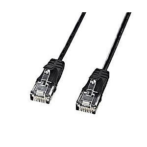 カテゴリ6準拠極細LANケーブル 7m ブラック KB-SL6-07BK メーカー在庫品