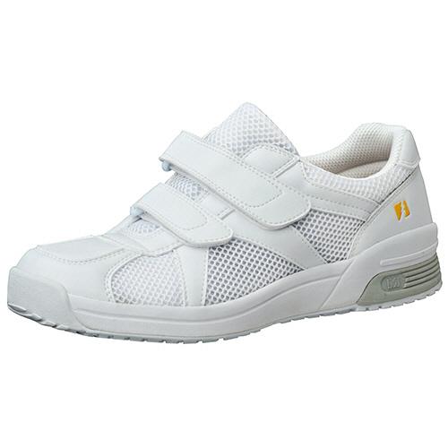 男女兼用 静電作業靴 メディカルエレパス CSS-306N ホワイト 24.5cm 1足 取り寄せ商...