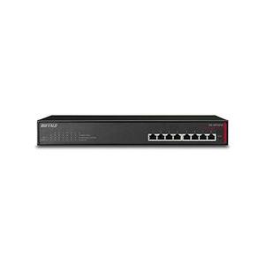 BUFFALO（バッファロー） スイッチングハブ BS-MS2008P [法人向け PoE