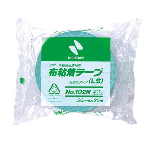 ニチバン 布テープ102N 50×25 ライトグリーン 取り寄せ商品