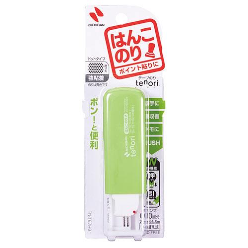 ニチバン テープのり tenori はんこのり グリーン 取り寄せ商品