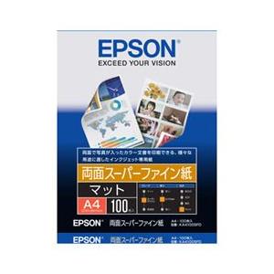 エプソン KA4100SFD 両面スーパーファイン紙(A4/100枚) 取り寄せ商品｜ナノズ ヤフー店