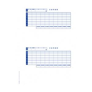 単票封筒用支給明細書 メーカー在庫品