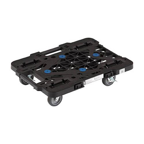 ルートバン 370×500 4輪自在 S付 黒 メッシュタイプ 1台 目安在庫=○