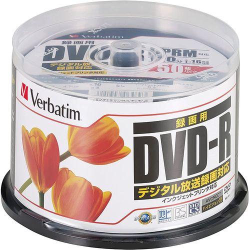 地デジ録画用DVD-R 16倍速書込 スピンドルケース50P VHR12JPP50 目安在庫=△
