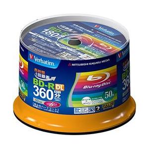 BD-R DL (Video) <片面2層> 1回録画用 260分 1-6倍速 50枚スピンドルケー...