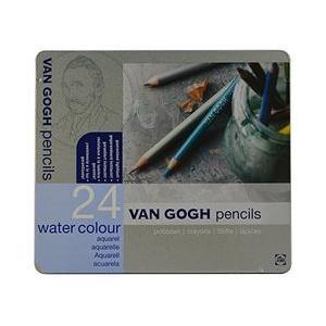 サクラクレパス ヴァンゴッホ水彩色鉛筆24色 取り寄せ商品